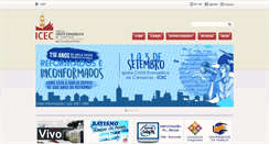 Desktop Screenshot of icec.org.br