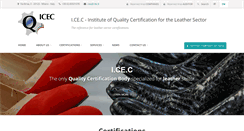 Desktop Screenshot of icec.it